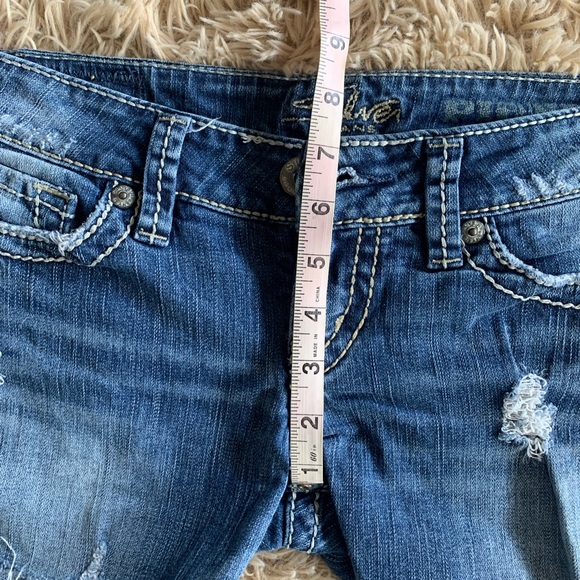 Silver BKE Cut off jean shorts size 26 - Picture 7 of 10